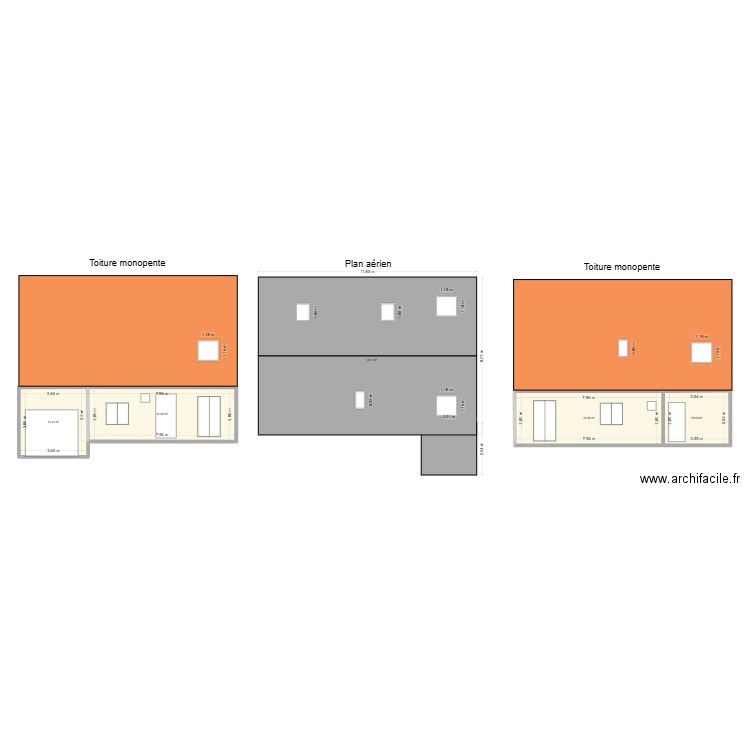 test. Plan de 5 pièces et 101 m2