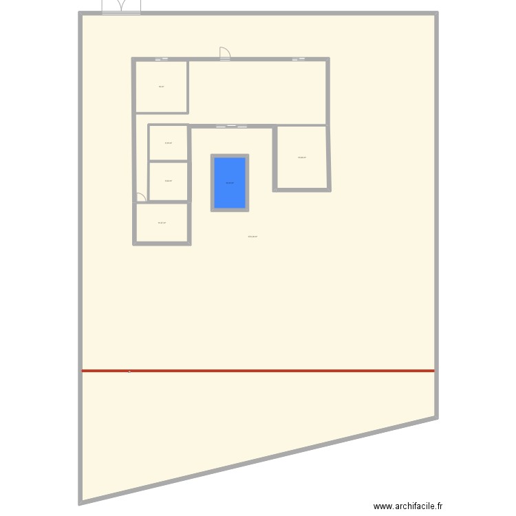 maison saint privat. Plan de 7 pièces et 1007 m2