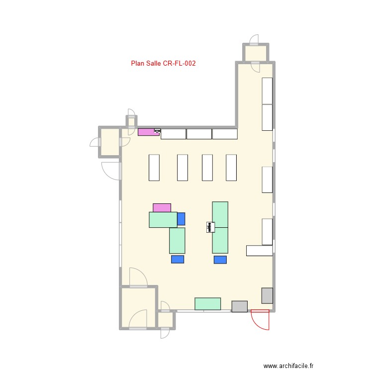 CR-FL-002_Caro. Plan de 6 pièces et 16 m2