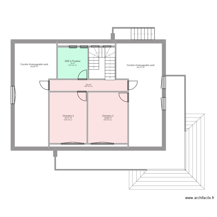 DELEAU 2. Plan de 10 pièces et 96 m2