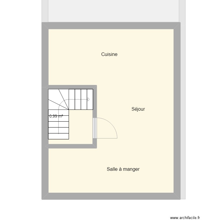 Bouvier 4. Plan de 13 pièces et 102 m2