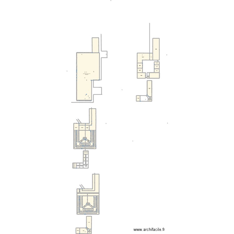 residence universite. Plan de 42 pièces et 9148 m2