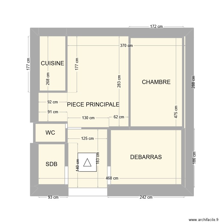 PLAN BOBIGNY. Plan de 6 pièces et 20 m2