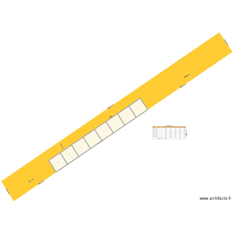 stjory depot. Plan de 8 pièces et 795 m2