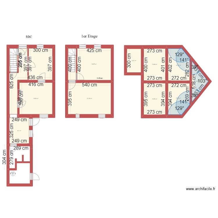 MaisonBE. Plan de 12 pièces et 145 m2