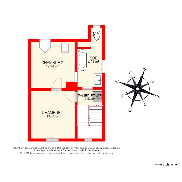 BI 22391 - . Plan de 31 pièces et 169 m2