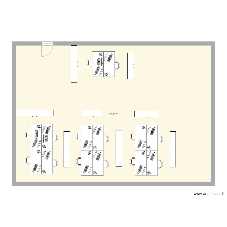 MAP_2. Plan de 1 pièce et 135 m2