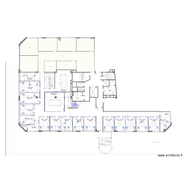 Agence Ivry. Plan de 0 pièce et 0 m2