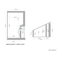 AMENAGEMENT 3 COMBLE NORD (BUREAU, CHAMBRE 4, COIN JEUX...)