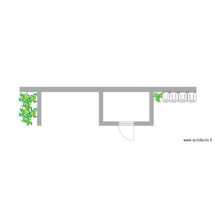 extérieur abri de jardin. Plan de 0 pièce et 0 m2