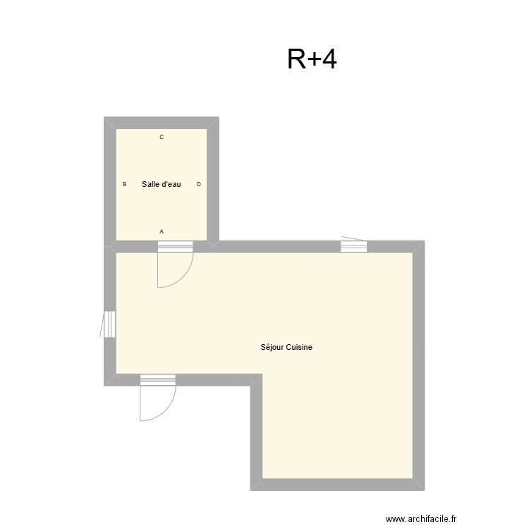 350602182. Plan de 2 pièces et 32 m2