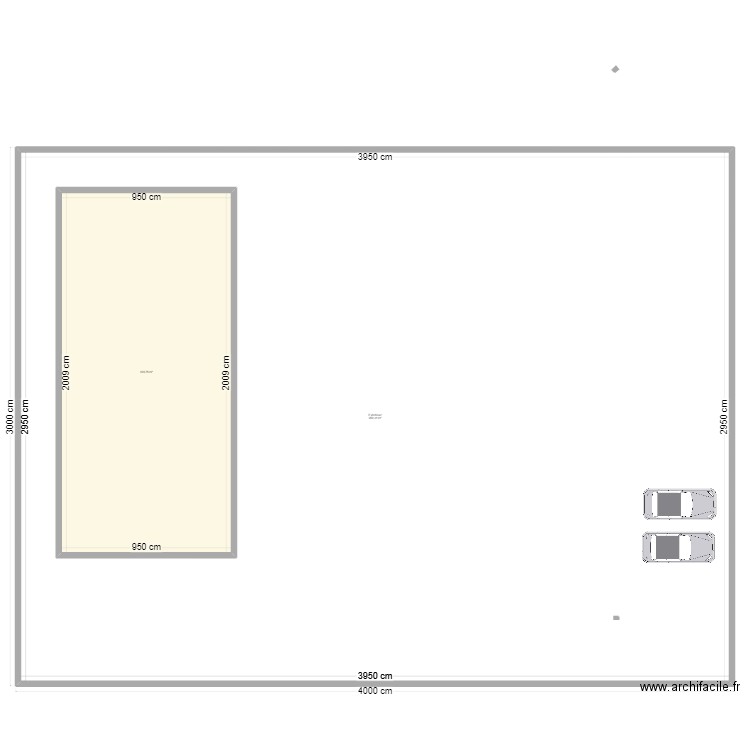 Terrain Assinie. Plan de 2 pièces et 1356 m2