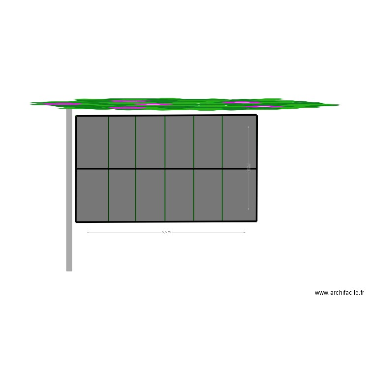 CARPORT. Plan de 0 pièce et 0 m2