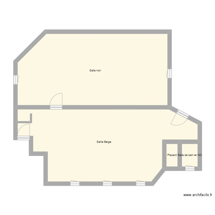 RPAL_24EES0973. Plan de 4 pièces et 90 m2