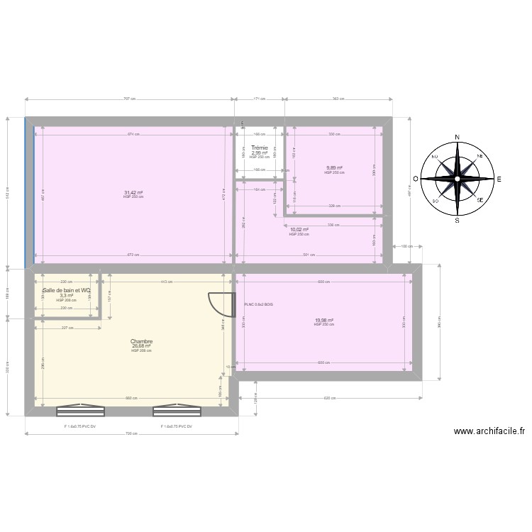 ML24012583  PERTUZIO. Plan de 16 pièces et 210 m2