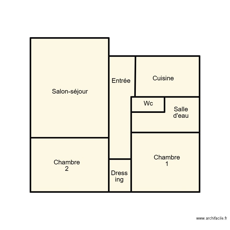 QUIMPER RIOU CHRISTIANE. Plan de 8 pièces et 26 m2