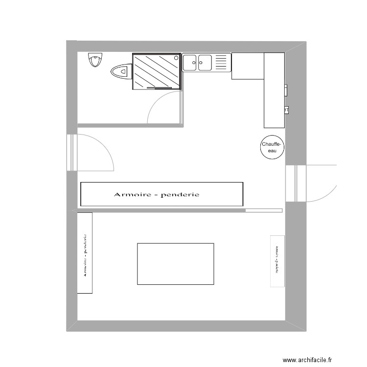 lagouere extension. Plan de 0 pièce et 0 m2