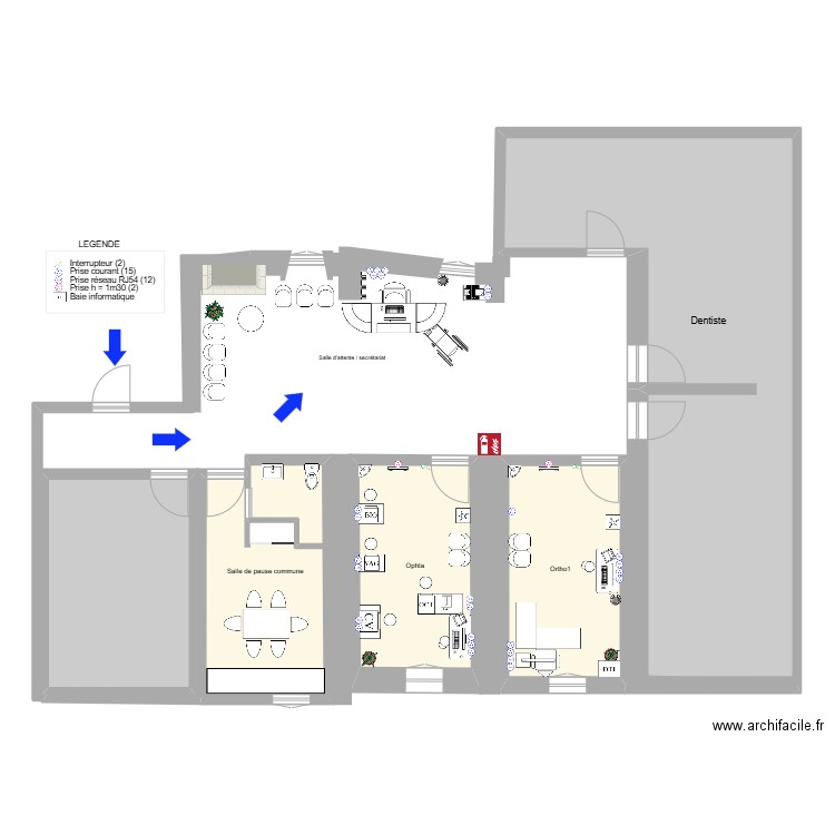 2.PLAN MSP CASTELNAU. Plan de 5 pièces et 138 m2