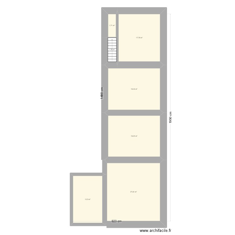 metzger. Plan de 12 pièces et 211 m2