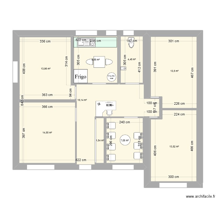 RENO CABINET. Plan de 10 pièces et 177 m2