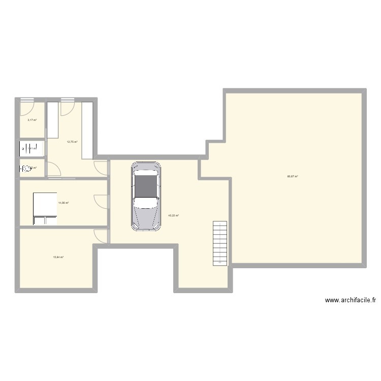 maison soussol chiroubles. Plan de 24 pièces et 334 m2