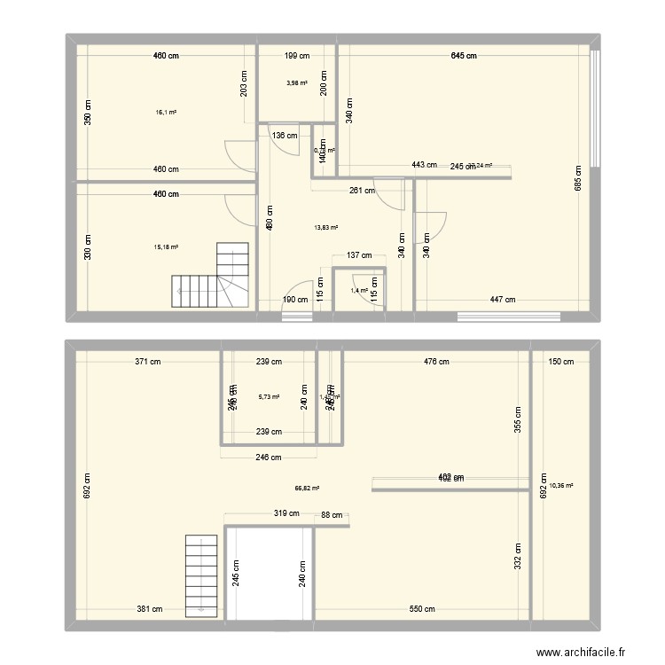 flo. Plan de 11 pièces et 173 m2