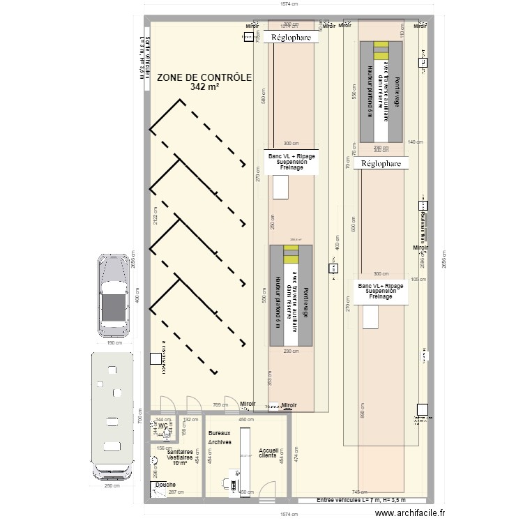 CCT VL J. LEROUX CHANTENAY V2. Plan de 4 pièces et 390 m2