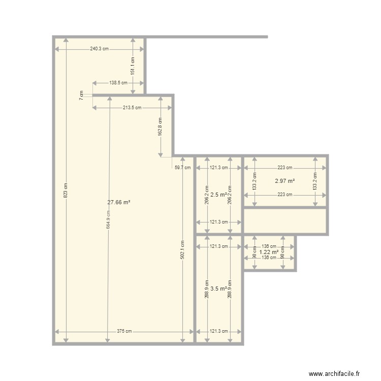 FONCIA BEAUNE. Plan de 6 pièces et 39 m2