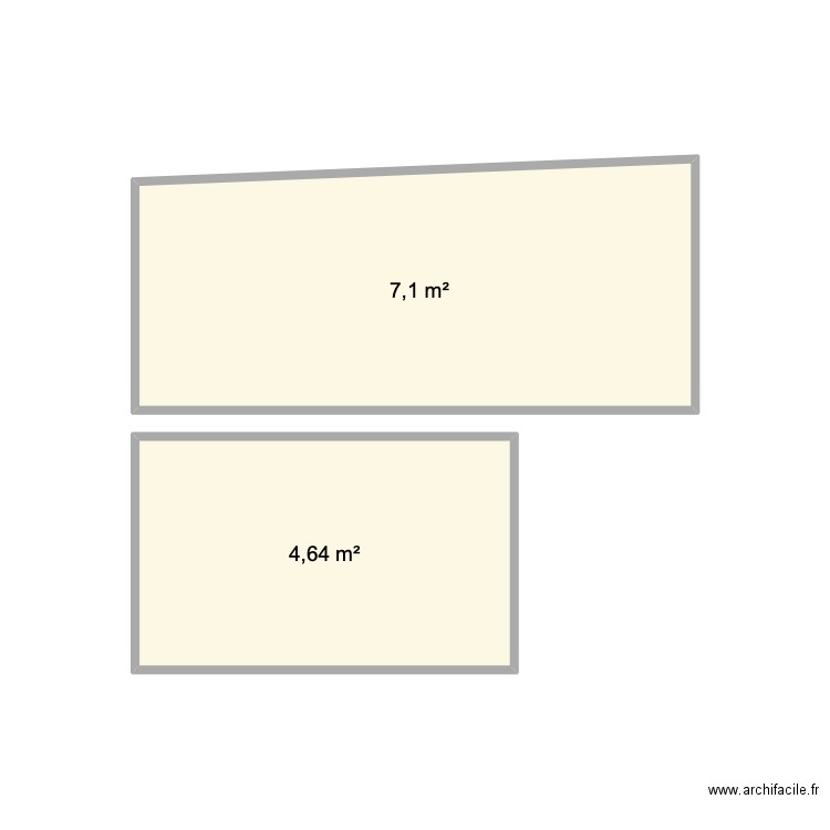 GARAGE JARDIN 1. Plan de 2 pièces et 12 m2