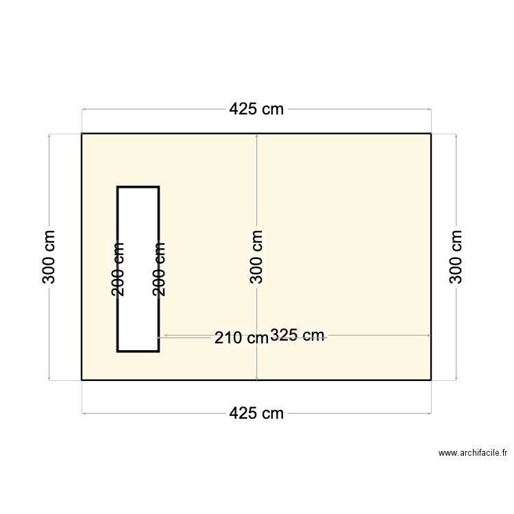 facade cote chemin 1 fenetre. Plan de 0 pièce et 0 m2