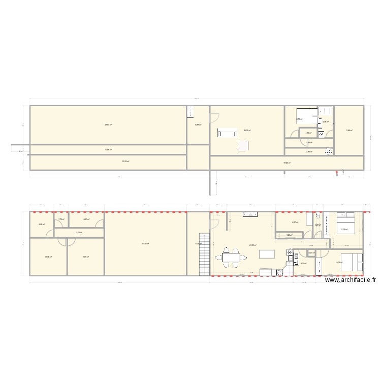 Thiers n. Plan de 28 pièces et 332 m2