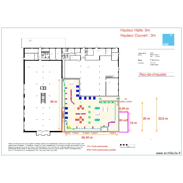 anciennement Miauton  19:00. Plan de 1 pièce et 969 m2