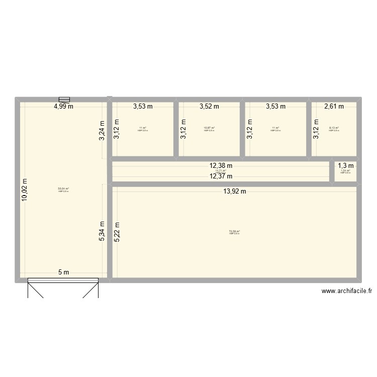 projet3. Plan de 8 pièces et 180 m2