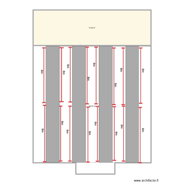 plano tirras led. Plan de 2 pièces et 184 m2