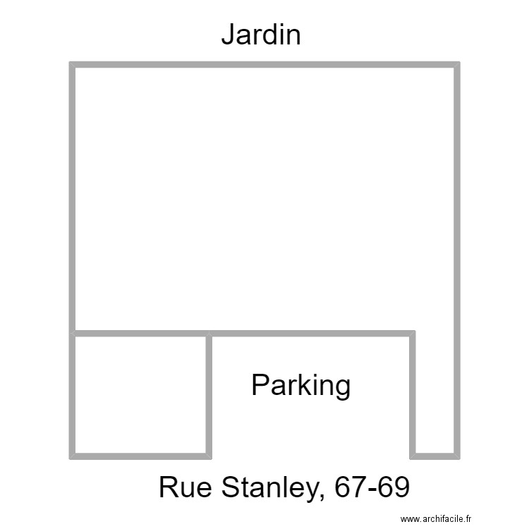 Stanley implantation. Plan de 2 pièces et 266 m2