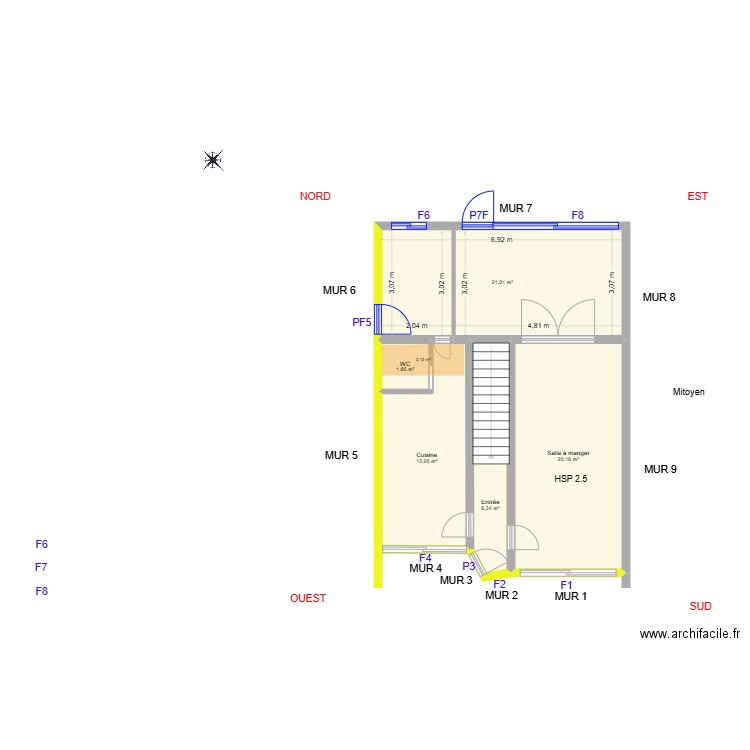 GUERIN Mélanie_ SC 1. Plan de 12 pièces et 103 m2