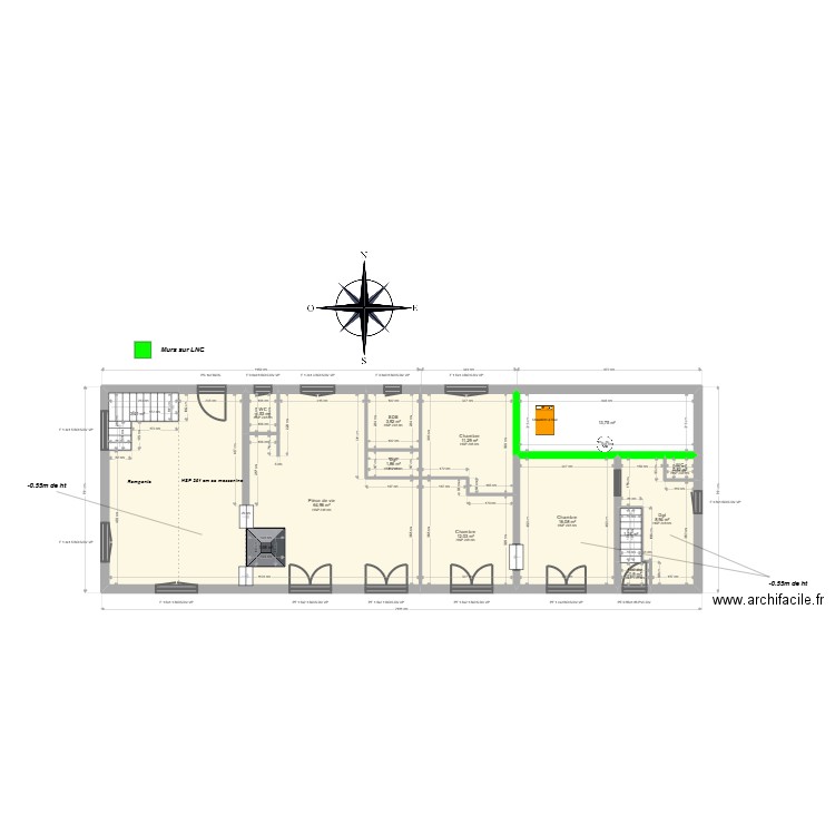 ML24015131. Plan de 32 pièces et 471 m2