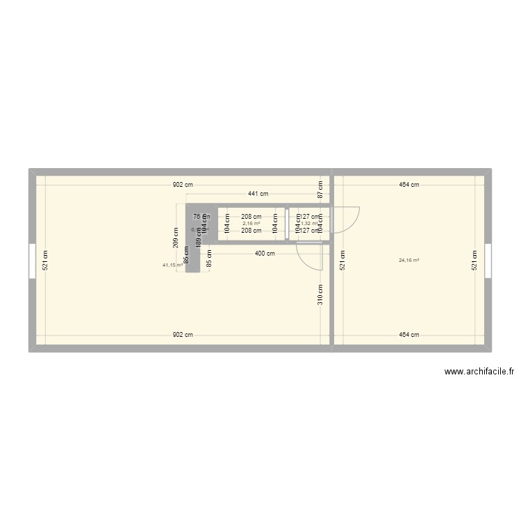 NewHouse1. Plan de 5 pièces et 70 m2