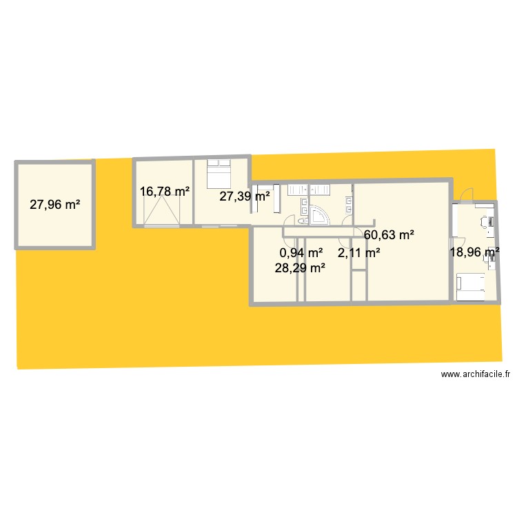 brive. Plan de 8 pièces et 183 m2