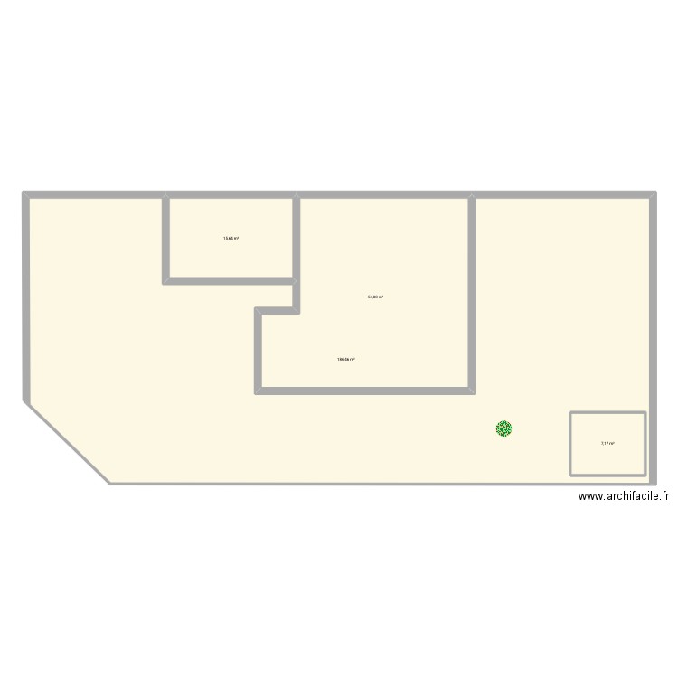 maison base 1. Plan de 4 pièces et 272 m2