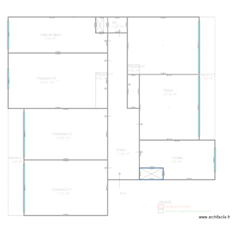 Plan1. Plan de 11 pièces et 6870 m2