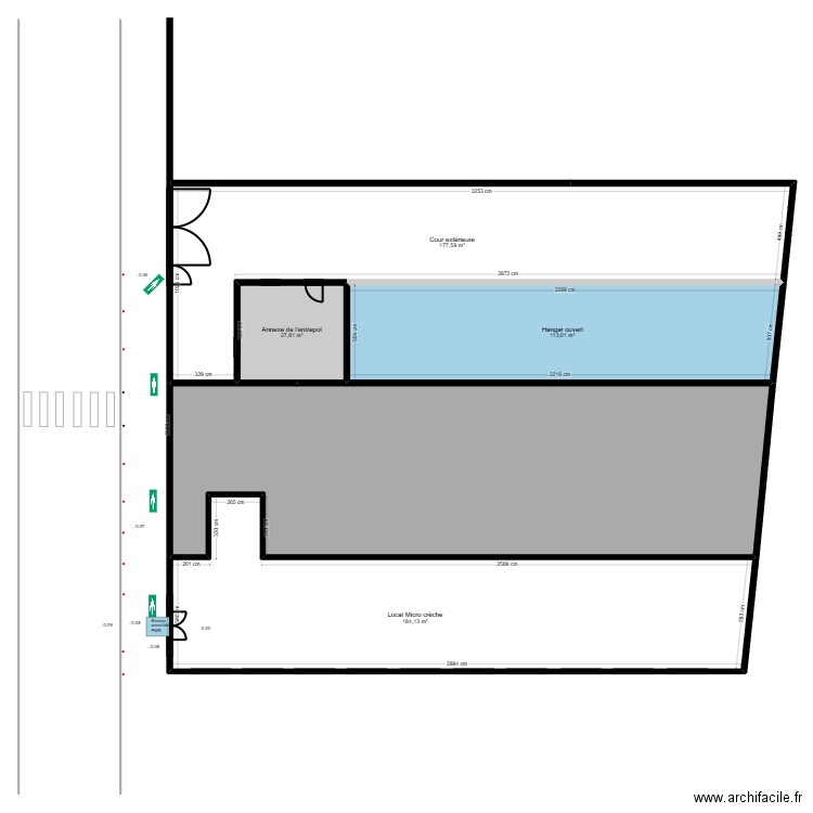 31 Completude Ormesson 2 existant. Plan de 5 pièces et 769 m2