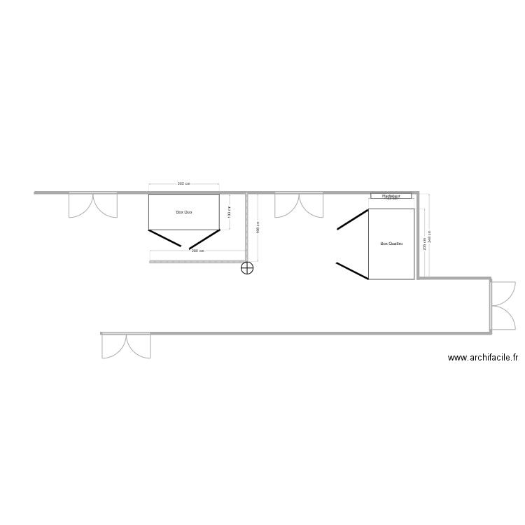 2eme étage - cabines acoustiques. Plan de 0 pièce et 0 m2