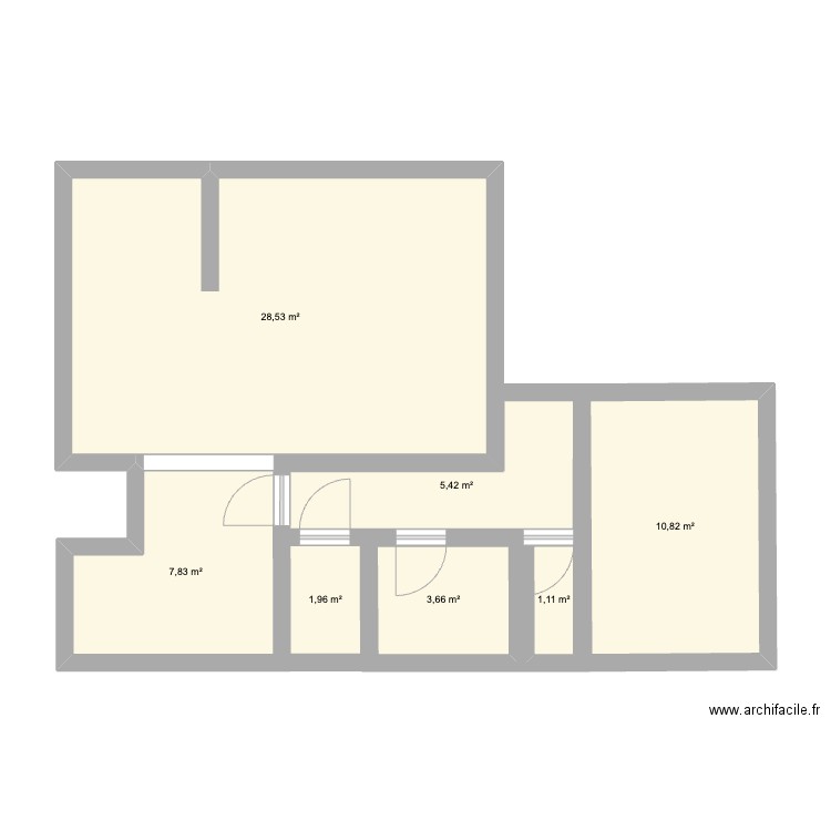 premier_test. Plan de 7 pièces et 59 m2