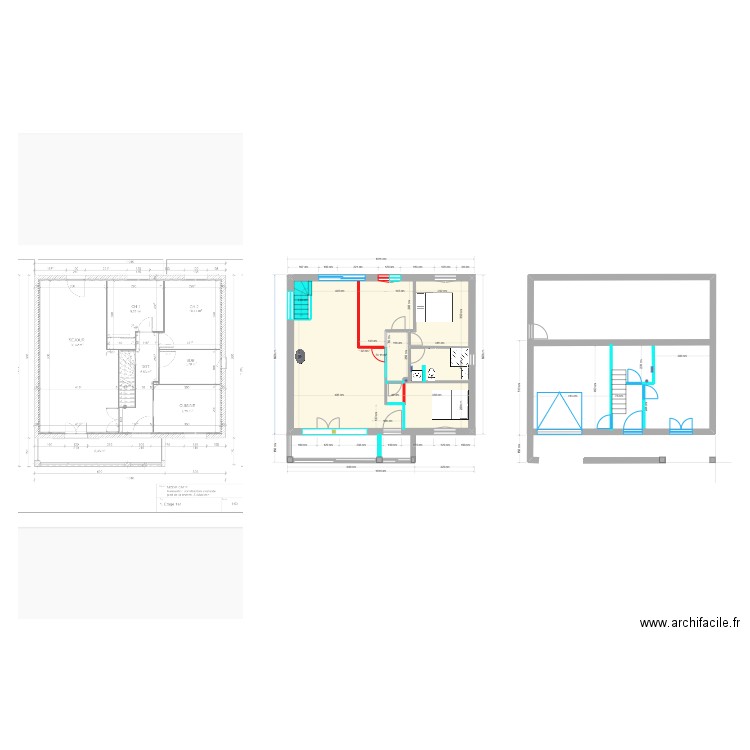 Pied de la Chèvre 2B. Plan de 2 pièces et 78 m2