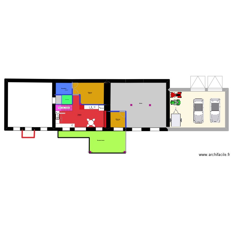 Cors, Veix 3. Plan de 71 pièces et 1003 m2