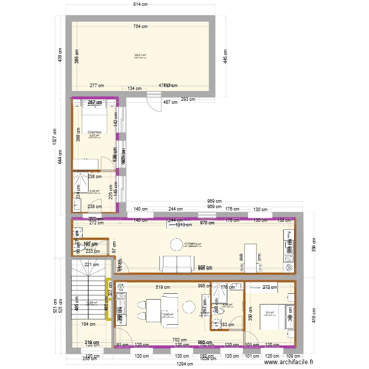 10 BUGEAUD RDC V FUTURE. Plan de 11 pièces et 193 m2