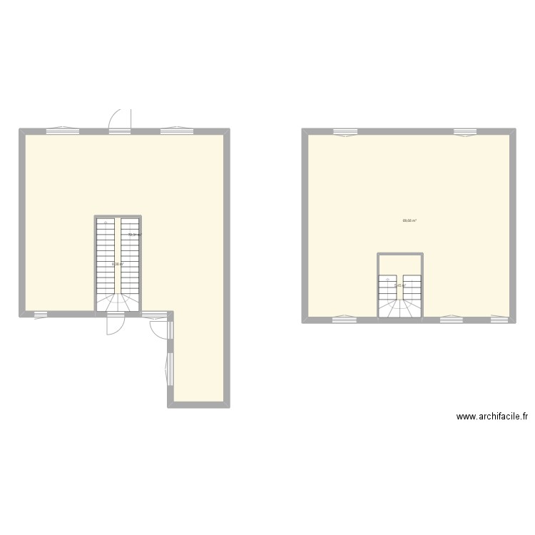 périgueux 4. Plan de 4 pièces et 156 m2