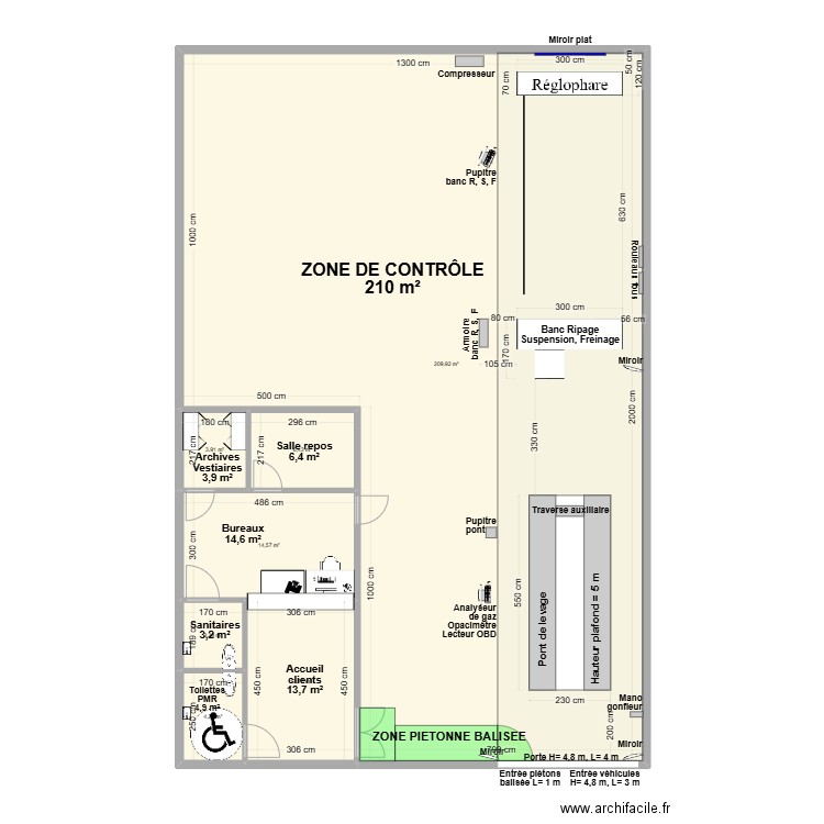 CCT VL  GUJAN MESTRAS V1. Plan de 7 pièces et 256 m2