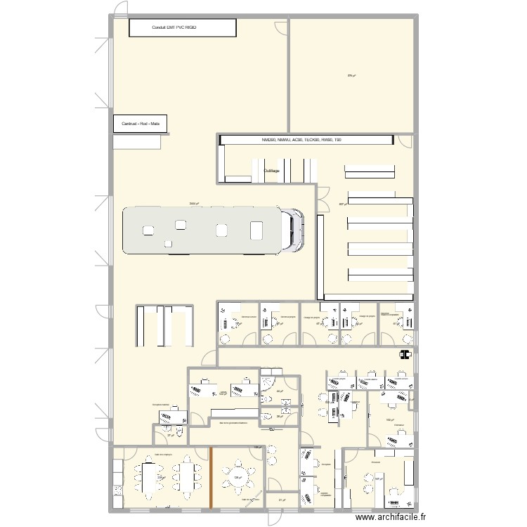 2881 du Meunier V3_plus de fermé. Plan de 38 pièces et 981 m2